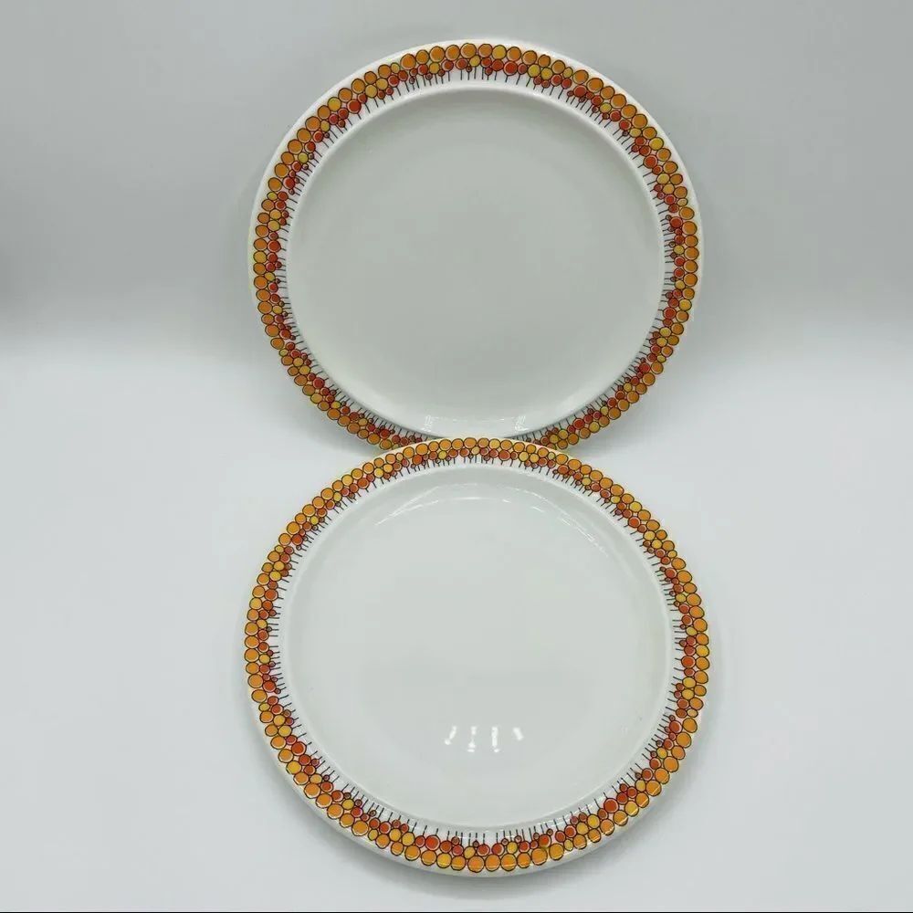 Pair of Vintage Mid-Century Thomas Germany Dessert Plates